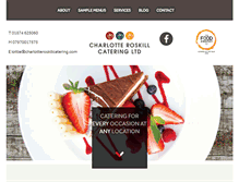 Tablet Screenshot of charlotteroskillcatering.com